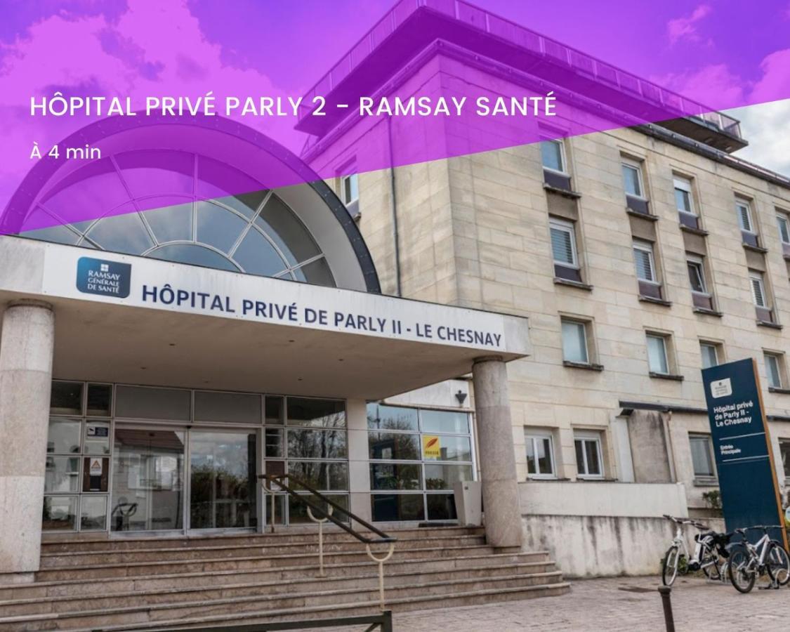 Le Cocon Des Couples Tout Proche Versailles - En Face De L'Hopital Mignot 르 슈네 외부 사진